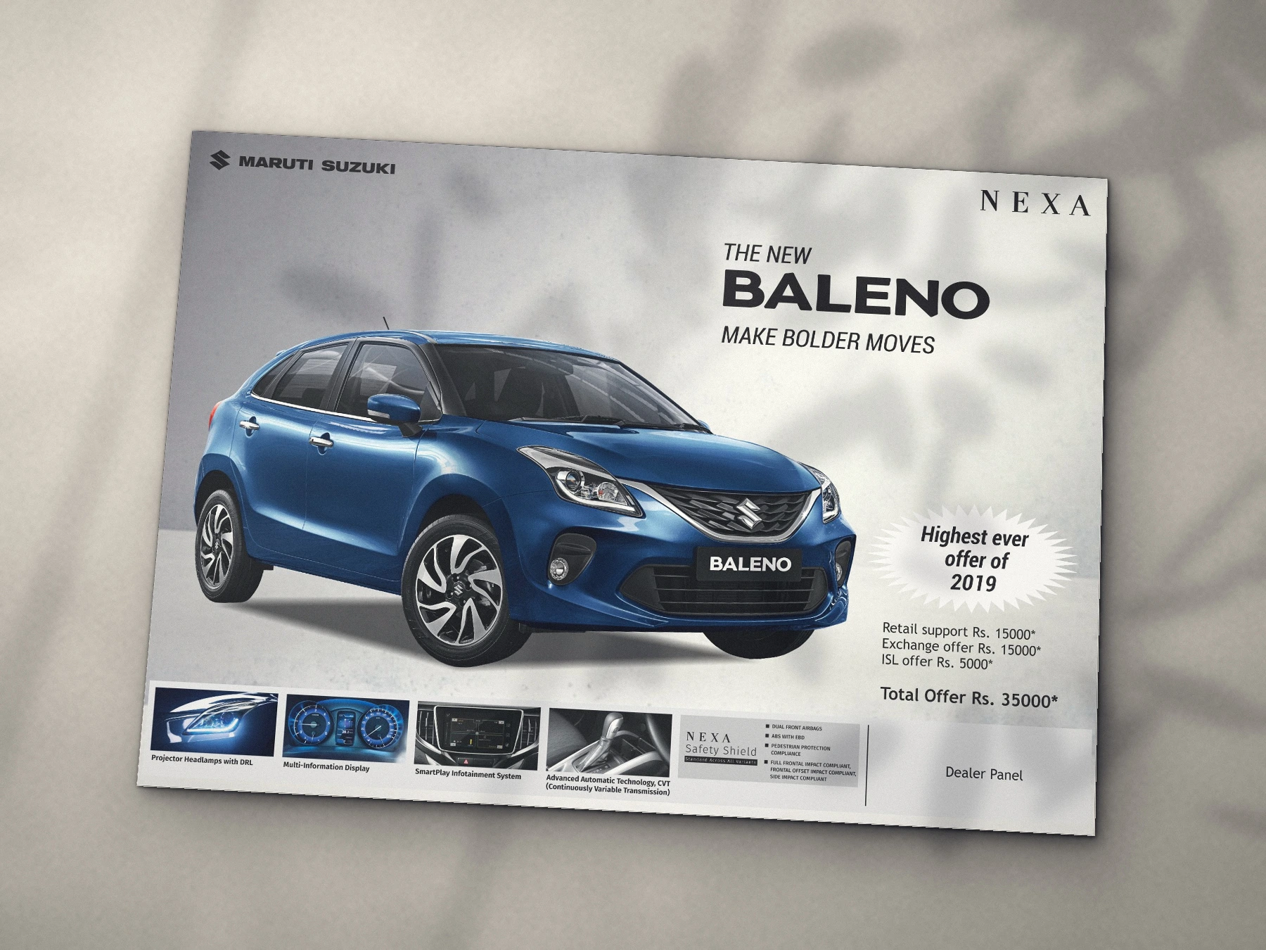Nexa Baleno offer ad