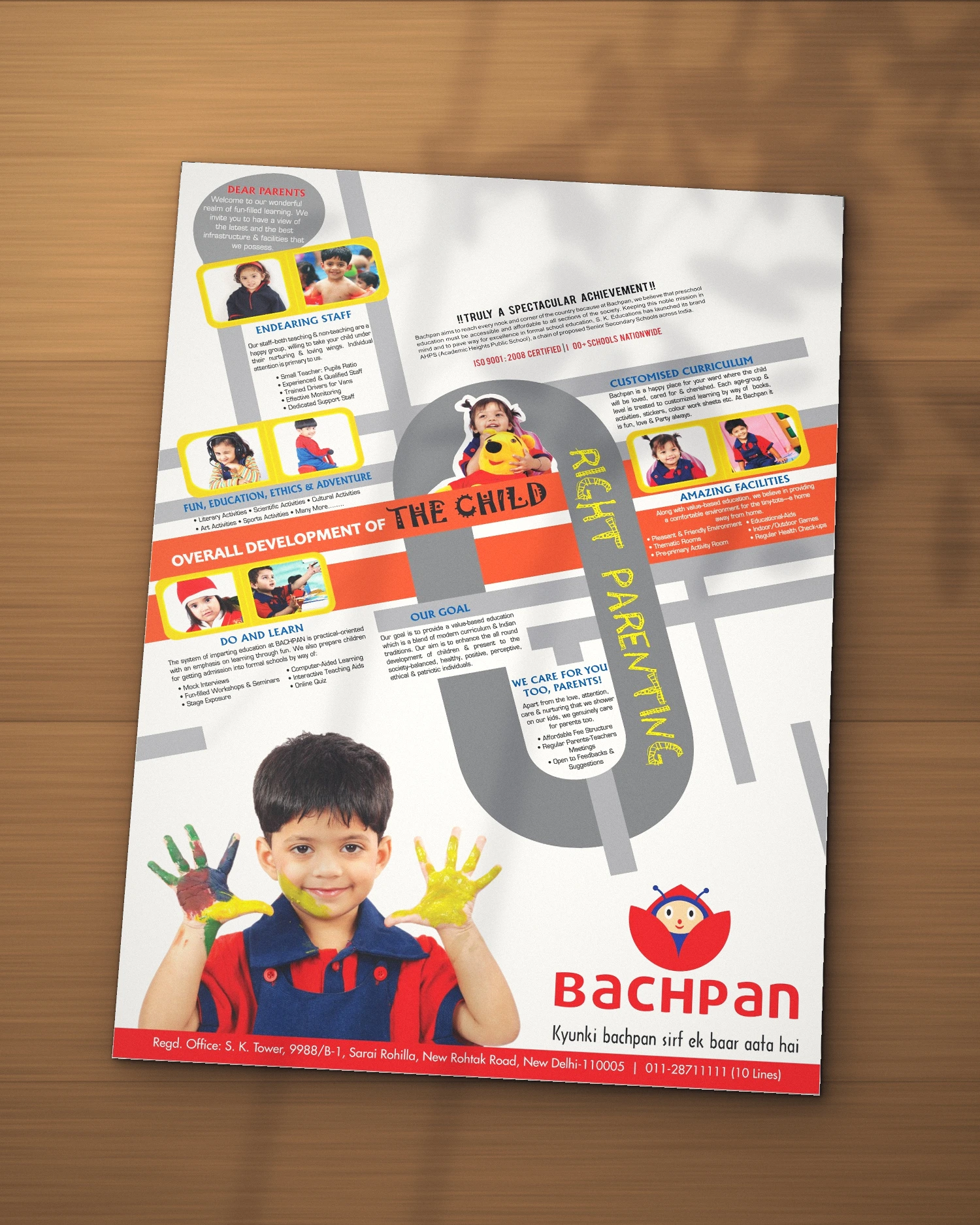 Bachpan Right Parenting brochure