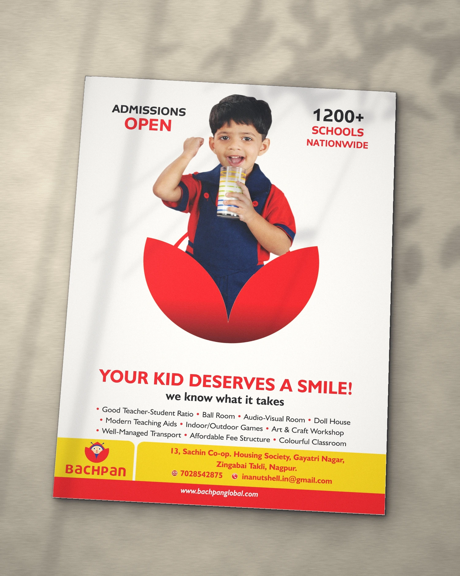 Bachpan admissions flyer
