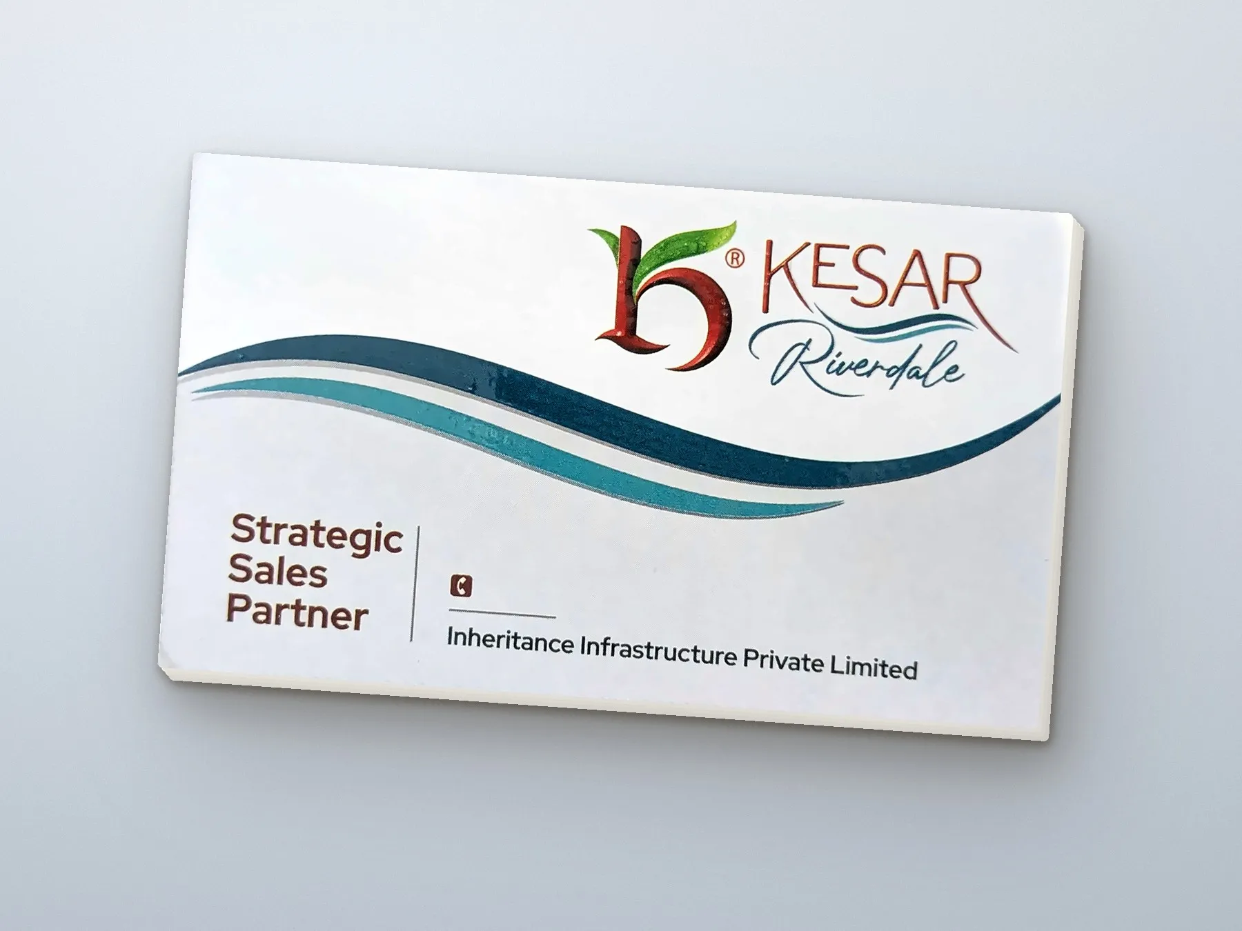 Kesar Riverdale visiting card