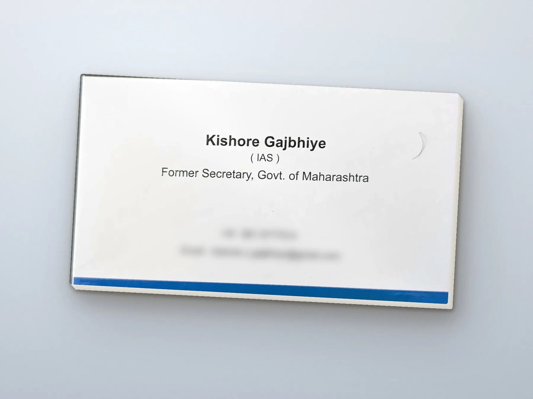 Minimal visiting card